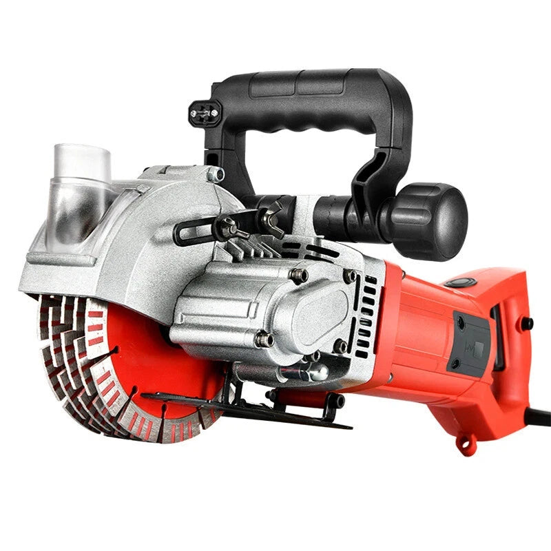 SUSEMSE Wall Chaser 4800W Wall Grooving Machine Channels Cutter, Concrete Slotting Machine for Cutting Slotting Marble Concrete Grooves 5000r/min